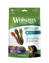 Load image into Gallery viewer, WHIMZEES Toothbrush Extra Small - 48 pack
