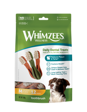 Load image into Gallery viewer, WHIMZEES Toothbrush Medium - 12 pack