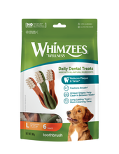 Load image into Gallery viewer, WHIMZEES Toothbrush Large - 6 pack