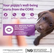 Load image into Gallery viewer, Wellness CORE Can Puppy Turkey, Chicken and Pumpkin 6 x 400g