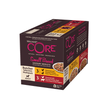 Load image into Gallery viewer, Wellness CORE Small Breed Savoury Medley Butchers Selection Multipack 6x85g