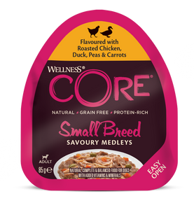 Wellness CORE Small Breed Savoury Medley Butchers Selection Multipack 6x85g