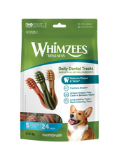 Load image into Gallery viewer, WHIMZEES Toothbrush Small - 24 pack
