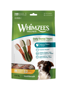 WHIMZEES Toothbrush Medium - 12 pack
