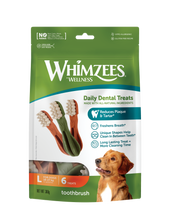 Load image into Gallery viewer, WHIMZEES Toothbrush Large - 6 pack
