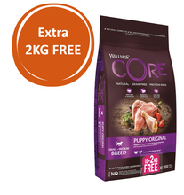 Load image into Gallery viewer, Wellness CORE Puppy Turkey with Chicken 10kg + 2KG FREE
