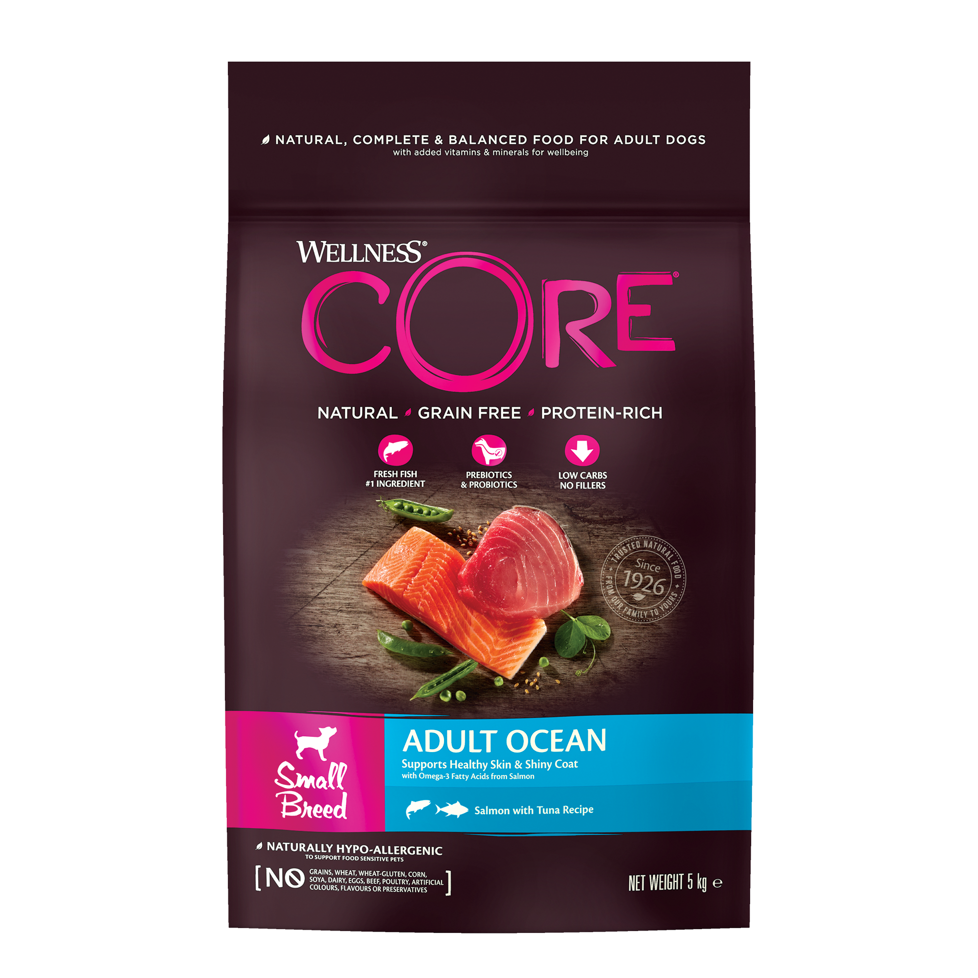 Wellness CORE Small Breed Adult Ocean Salmon and Tuna Wellness