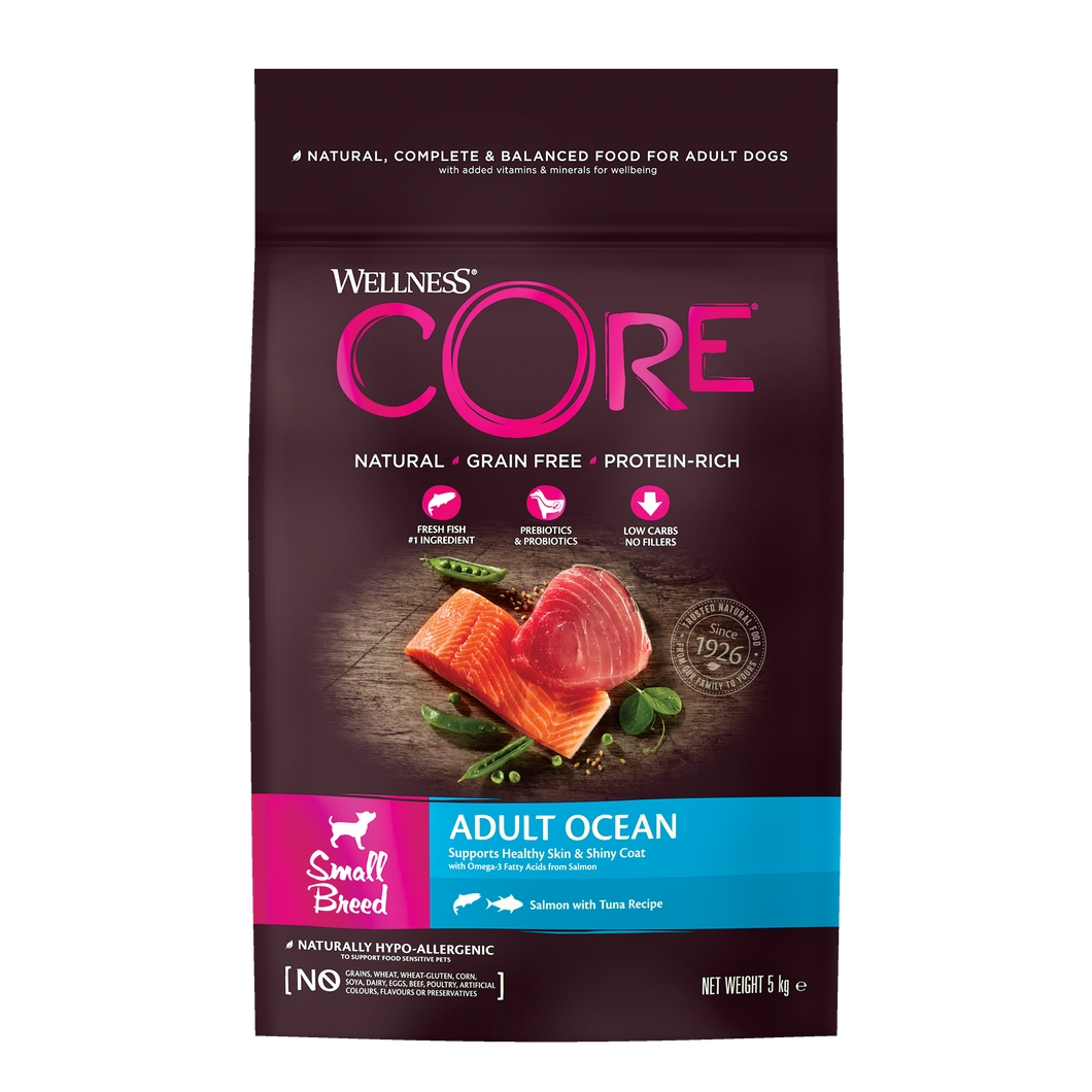 Wellness core store salmon dog food