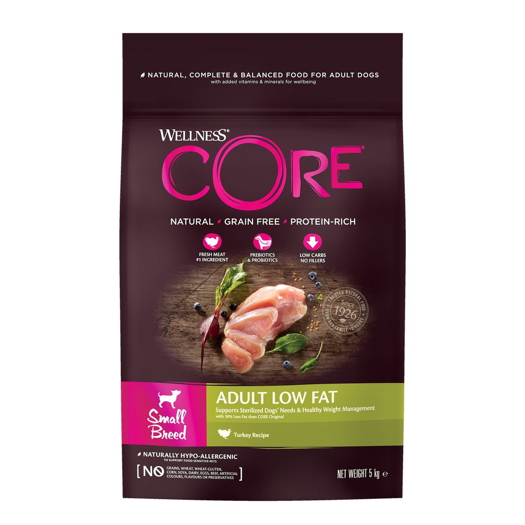 Wellness CORE Small Breed Adult Low Fat Turkey and Chicken