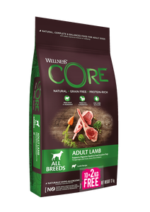 Wellness CORE Lamb 10kg + 2KG FREE