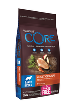 Load image into Gallery viewer, Wellness CORE Large Breed Adult Chicken 10kg + 2KG FREE
