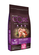 Load image into Gallery viewer, Wellness CORE Puppy Turkey with Chicken 10kg + 2KG FREE

