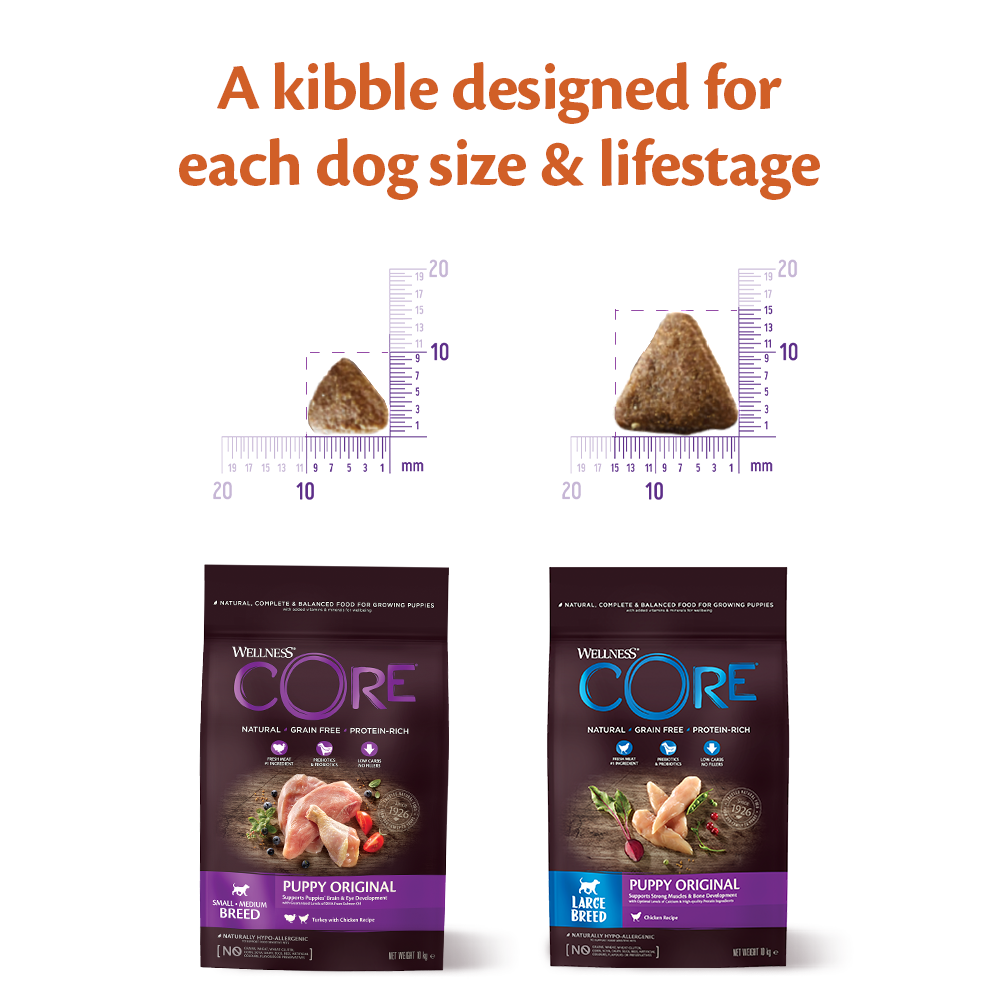 Core dog food outlet puppy